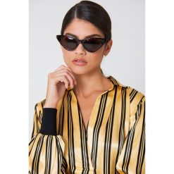 NA-KD Accessories Okulary przeciwsłoneczne Pointy Cat Eye - Brown. Brązowe okulary przeciwsłoneczne damskie NA-KD Accessories. Za 60.95 zł.