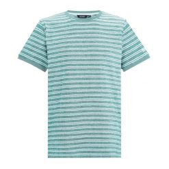 Męska Koszulka W Paski Benlin. Białe koszulki sportowe męskie Regatta, m, bez wzorów, bez kołnierzyka, bez ramiączek, trekkingowe. Za 93.99 zł.