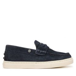 Mokasyny Mayoral. Niebieskie półbuty chłopięce Mayoral, bez wzorów, bez zapięcia. Za 249.99 zł.