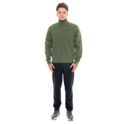 Bluza z bawełna z kaptur na co dzień na siłownię. Czarne bluzy męskie LEONE 1947 APPAREL, xl, bez wzorów, z bawełny, bez kaptura, na fitness i siłownię. W wyprzedaży za 235.76 zł.