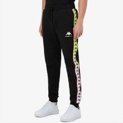 Spodnie do biegania Kappa Alanz VR46 Travel. Czarne spodnie sportowe męskie Kappa, m, bez wzorów, z bawełny, do biegania. Za 231.70 zł.