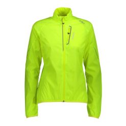 Kurtka sportowa damska CMP windstopper. Żółte kurtki sportowe damskie CMP, l, bez wzorów, z poliesteru, bez kaptura, trekkingowe, windstopper. Za 290.50 zł.