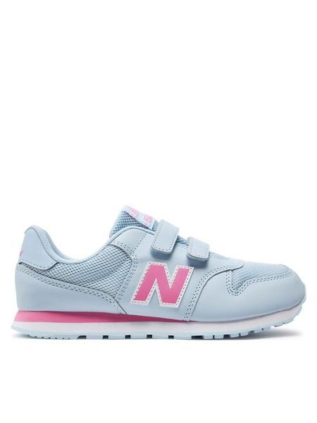 New Balance Sneakersy GV500CSP Niebieski. Niebieskie buty sportowe dziewczęce New Balance, bez wzorów, z materiału, bez zapięcia. Za 169.99 zł.