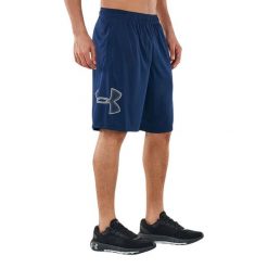 Męskie Spodenki Z Grafiką Techniczną. Niebieskie krótkie spodenki sportowe męskie Under Armour, m, bez wzorów, trekkingowe. Za 189.99 zł.