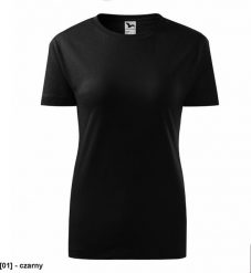 MALFINI Classic New 133 - ADLER - Koszulka damska, 145 g/m - czarny XL. Czarne t-shirty damskie Malfini, m, bez wzorów, bez kołnierzyka. Za 18.96 zł.