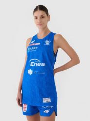 4F Koszulka meczowa replika wyjazdowa z sezonu 2024/25 damska 4F x Enea AZS Gorzów Wielkopolski - multikolor XXL. Koszulki sportowe damskie 4f, xs, bez wzorów, z dzianiny, bez kołnierzyka, bez ramiączek, na fitness i siłownię. Za 199.99 zł.