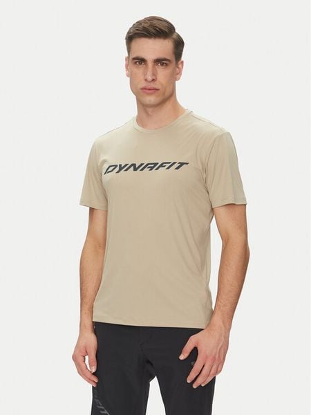 Dynafit Koszulka techniczna Traverse 2 08-0000070670 Beżowy Regular Fit. Brązowe koszulki sportowe męskie Dynafit, m, bez wzorów, z syntetyku, bez kołnierzyka, bez ramiączek, trekkingowe. Za 149.99 zł.