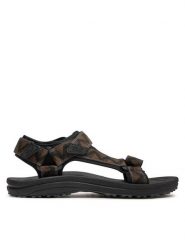 Jack Wolfskin Sandały Wave Breaker 4052011 Brązowy. Brązowe sandały męskie Jack Wolfskin, z materiału, bez zapięcia. Za 199.99 zł.