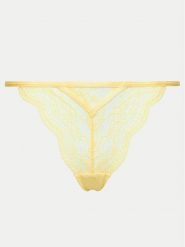 Hunkemöller Stringi Isabelle 205390 Żółty. Żółte stringi damskie Hunkemöller, l, bez wzorów, z syntetyku. Za 39.99 zł.