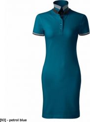MALFINI Dress up 271 - ADLER - Sukienka damskie, 215 g/m, 100% bawełna, - petrol blue 2XL. Niebieskie sukienki damskie Malfini, m, bez wzorów, z bawełny, bez kołnierzyka, bez ramiączek. Za 111.20 zł.