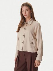 Marella Koszula Baia1 2615191051 Beżowy Regular Fit. Brązowe bluzki damskie Marella, bez wzorów, z wiskozy, bez kołnierzyka, bez ramiączek. Za 779.99 zł.