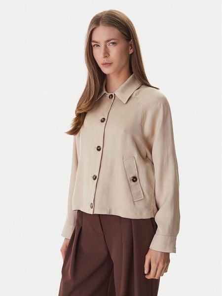 Marella Koszula Emme by Marella Baia1 2615191051 Beżowy Regular Fit. Brązowe bluzki damskie Marella, bez wzorów, bez kołnierzyka, bez ramiączek. Za 779.99 zł.