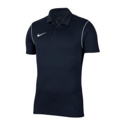 Męska Koszulka Polo Park 20 DriFIT. Niebieskie koszulki polo męskie Nike, m, bez wzorów, sportowe, bez ramiączek. Za 138.99 zł.