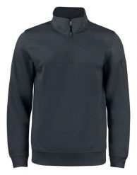 Clique Basic Active Half Zip bluza półgolf barwiona przędzą – 100% poliester. Czarne bluzy męskie CLIQUE, s, bez wzorów, z poliesteru, bez kaptura. Za 173.55 zł.