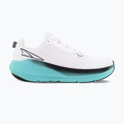 Buty do biegania damskie Altra FWD VIA. Białe obuwie sportowe damskie Altra, bez wzorów, do biegania. Za 519.99 zł.