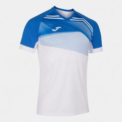 Koszulka do piłki nożnej męska Supernova II. Białe koszulki sportowe męskie Joma, m, bez wzorów, bez kołnierzyka, bez ramiączek, do piłki nożnej. Za 97.00 zł.
