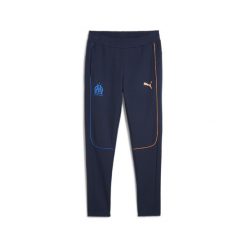 Męskie spodnie Casuals Olympique Marsylia PUMA. Brązowe spodnie sportowe męskie Puma, l, bez wzorów, z dresówki, do piłki nożnej. Za 254.50 zł.
