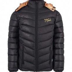 Kurtka zimowa w kolorze czarnym. Czarne kurtki i płaszcze dla dziewczynek Retour denim de Luxe, na zimę. W wyprzedaży za 167.95 zł.