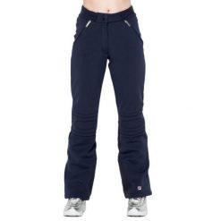 Spodnie damskie Fila Saku. Niebieskie spodnie materiałowe damskie Fila, l, bez wzorów, z elastanu. Za 335.00 zł.