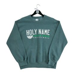 Bluza Gildan Holy Name Green Wave Volleyball. Szare bluzy męskie Gildan, l, bez wzorów, bez kaptura, do siatkówki. Za 25.52 zł.