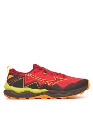 Mizuno Buty do biegania Wave Daichi 9 J1GJ2571 Czerwony. Czerwone buty sportowe męskie Mizuno, z materiału, bez zapięcia, do biegania. Za 389.99 zł.