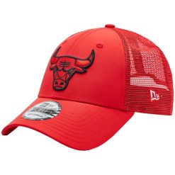 Męska czapka z daszkiem New Era 9FORTY Chicago Bulls NBA Home Field Cap. Czerwone czapki i kapelusze męskie New Era, bez wzorów, z materiału, sportowe. Za 166.00 zł.
