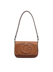 Guess Torebka Ruby HWVG97 40190 Brązowy. Brązowe torebki do ręki damskie Guess, z aplikacjami, ze skóry, bez dodatków. Za 544.99 zł.