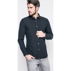 Selected - Koszula. Szare koszule męskie Selected, z bawełny, z klasycznym kołnierzykiem, z długim rękawem. W wyprzedaży za 119.90 zł.