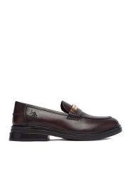 U.S. Polo Assn. Loafersy EO-ALYA001W/6L1 Brązowy ciemny. Brązowe mokasyny damskie U.S. Polo Assn., ze skóry. Za 399.99 zł.