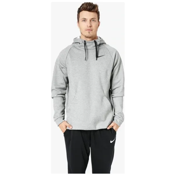 Nike Bluza Thrma Hd Po , szary, rozmiar L. Szare bluzy męskie Nike, l, bez wzorów, z bawełny, z kapturem. W wyprzedaży za 179.99 zł.