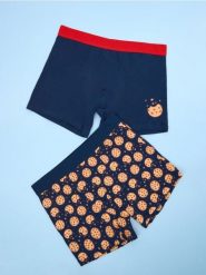 Bokserki 2 pack - wielobarwny. Bokserki męskie Sinsay, l, bez wzorów, z bawełny. W wyprzedaży za 12.99 zł.