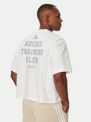 Adidas Koszulka techniczna D4T Primelift KT1653 Biały Regular Fit. Białe koszulki sportowe męskie Adidas, m, bez wzorów, z bawełny, bez kołnierzyka, bez ramiączek, na fitness i siłownię. Za 142.99 zł.