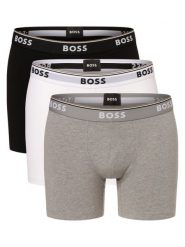 BOSS Obcisłe bokserki pakowane po 3 szt. Mężczyźni Bawełna szary|czarny|biały|wielokolorowy, XXL. Białe bokserki męskie Boss, m, bez wzorów, z bawełny. Za 219.95 zł.