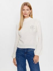 Liu Jo Sweter CF3261 MA86N Écru Regular Fit. Swetry damskie Liu Jo, xl, bez wzorów, z syntetyku, bez kołnierzyka, bez ramiączek, bez kaptura. Za 889.99 zł.