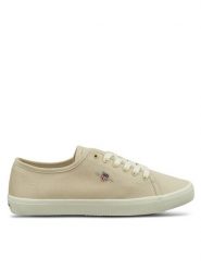 Gant Tenisówki 30538896 Beżowy. Brązowe trampki i tenisówki damskie GANT, bez wzorów, z materiału, bez zapięcia. Za 179.99 zł.