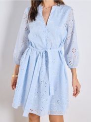 Bawełniana sukienka mini - wielobarwny. Sukienki damskie Sinsay, l, bez wzorów, z bawełny, bez kołnierzyka, bez ramiączek, mini. W wyprzedaży za 45.99 zł.