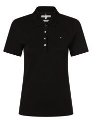 Tommy Hilfiger koszulka polo Kobiety Bawełna czarny, S. Czarne koszulki sportowe damskie Tommy Hilfiger, s, bez wzorów, z bawełny, bez kołnierzyka, bez ramiączek. Za 369.95 zł.