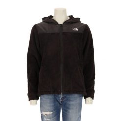 Damska kurtka polarowa Denali TNF. Czarne kurtki sportowe damskie The North Face, l, bez wzorów, z polaru, bez kaptura, trekkingowe. Za 212.96 zł.