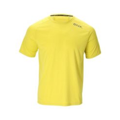 Koszulka rowerowa męska MTB Endurance Janus S/S. Żółte bluzy męskie Endurance, m, bez wzorów, bez kołnierzyka, bez ramiączek, rowerowe. Za 129.99 zł.