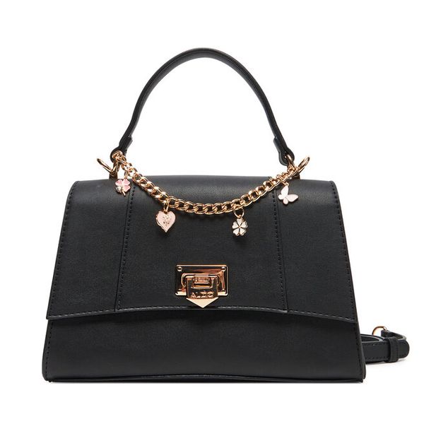 Torebka Aldo. Czarne torebki do ręki damskie Aldo, bez wzorów, klasyczne, bez dodatków. Za 219.99 zł.