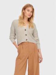 ONLY Kardigan Carol 15211521 Beżowy Relaxed Fit. Brązowe kardigany damskie Only, l, bez wzorów, z syntetyku, bez kołnierzyka, bez ramiączek, bez kaptura. Za 119.99 zł.