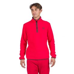Bluza męska Rossignol Strawpile Fleece Hz. Czerwone bluzy męskie Rossignol, l, bez wzorów, bez kaptura, narciarskie. Za 269.99 zł.