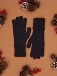 Rękawiczki - czarny. Czarne rękawiczki damskie Sinsay, bez wzorów. Za 15.99 zł.