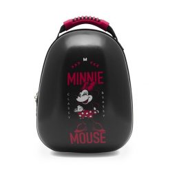 Plecak Minnie Mouse. Czarne plecaki damskie Minnie Mouse, bez wzorów. Za 76.99 zł.