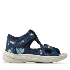 Sandały Superfit. Niebieskie sandały chłopięce Superfit, bez zapięcia. Za 189.99 zł.
