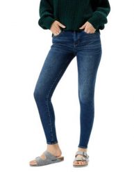 American Eagle Outfitters jegginsy damskie Moody Blue, wysoki stan, rozmiar W26. Brązowe legginsy damskie Erima, bez wzorów, z bawełny. Za 284.99 zł.