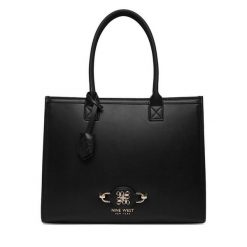Torebka Nine West. Czarne torebki do ręki damskie Nine West, bez wzorów, klasyczne, bez dodatków. Za 329.99 zł.