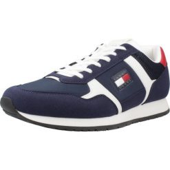 Buty TOMMY JEANS TJM RUNNER CASUAL Niebieski. Niebieskie trekkingi męskie Tommy Hilfiger, trekkingowe. Za 404.02 zł.