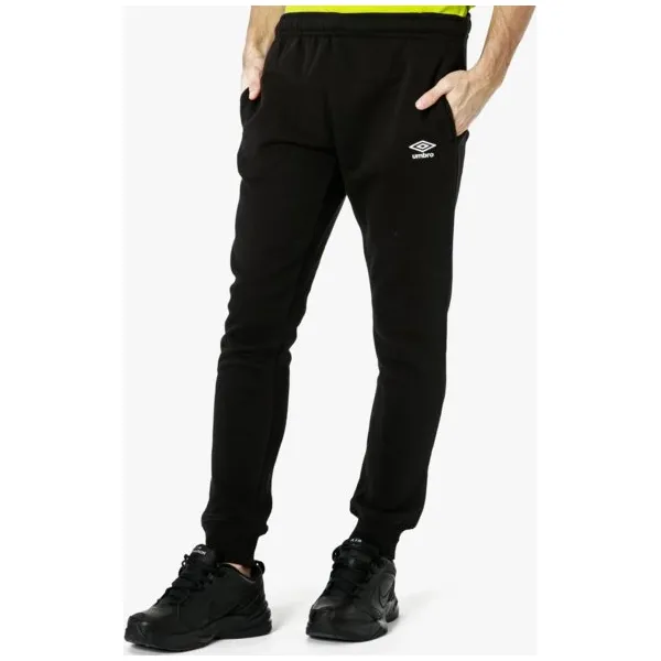 Umbro Spodnie Fw Tapered Fleece , czarny, rozmiar S. Czarne spodnie materiałowe męskie Umbro, m, bez wzorów, z bawełny. Za 99.99 zł.