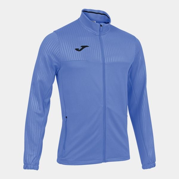 Bluza tenisowa męska Joma Montreal. Niebieskie bluzy męskie Joma, m, bez wzorów, sportowe, bez kaptura. Za 99.99 zł.